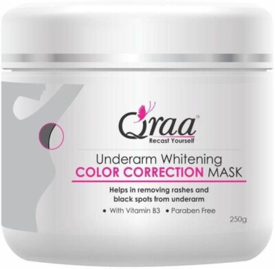 Qraa Underarm Whitening Color Correction Mask (250 g) free shipping
