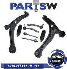 8Pc Lower Control Arm Tie Rod Suspension for Honda Pilot 03-05 Acura MDX 01-05