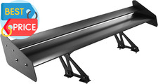 Single Deck GT Wing Car Spoiler Adjustable Universal 53.4 Inch Lightweight Alumi