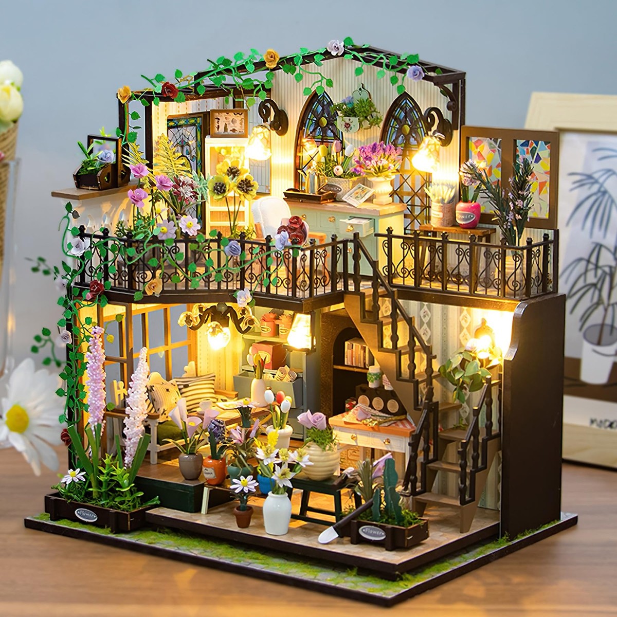 Dollhouse Kit Diy Dollhouse Easy DIY Miniature Dollhouse Kit Mini