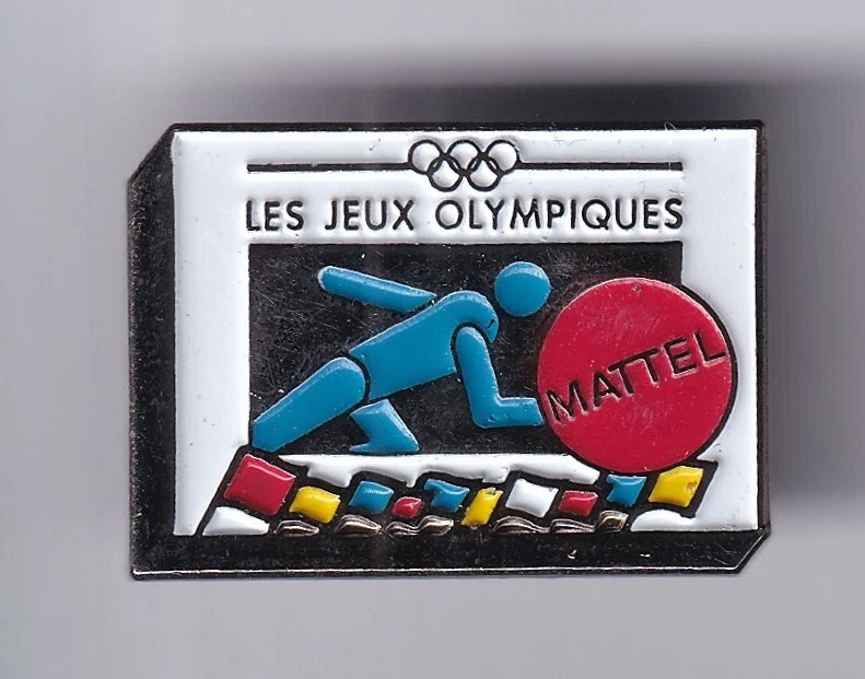 RARE PINS PIN'S .. OLYMPIQUE OLYMPIC ALBERTVILLE 1992 SPORT HIVER MATTEL ~25 - Photo 1/1
