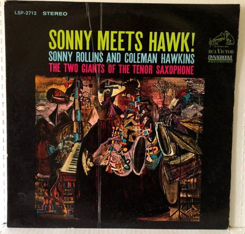 Sonny Rollins SONNY MEETS HAWK! Original 1963 RCA Victor Stereo VG/VG - Picture 4 of 5