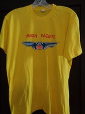 Vintage 1980's Union Pacific Railroad t shirt