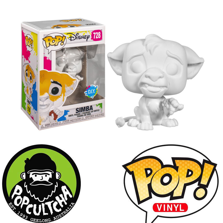 The Lion King - Simba Diy Pop! Vinyl Figure &Quot;New&Quot;