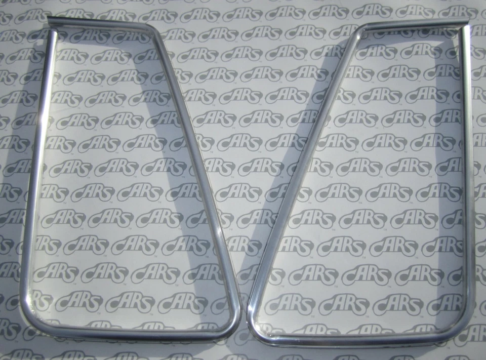 1973-1977 Buick Regal & Olds Cutlass Supreme Chrome Opera Window Moldings. Pair - Image 2 of 4