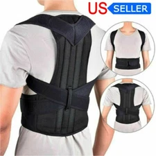 Shoulder Support Adjustable Back Pain Support Posture Corrector Brace Belt Strap