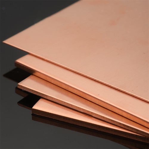 T2 Reines Kupferplatte Kupferblech Metallplatten Blech Platten 0.3mm-6mm Dicke - Picture 5 of 9
