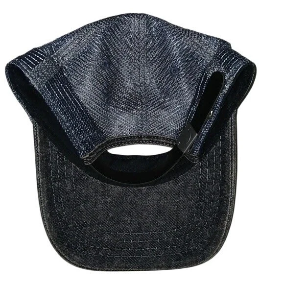 True Religion Gray Denim Logo Trucker Hat - Image 2 of 4