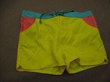 NWT Patagonia Size 18 Girls Multicolor Drawstring Pocket Board Shorts 484