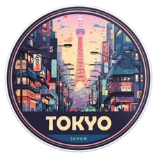 Japan Tokyo City - Car Bumper Sticker Vinyl Decal