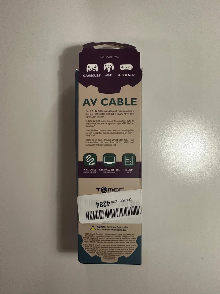 Tomee GameCube/ N64/ SNES S-Video AV Cable - Image 2 of 3