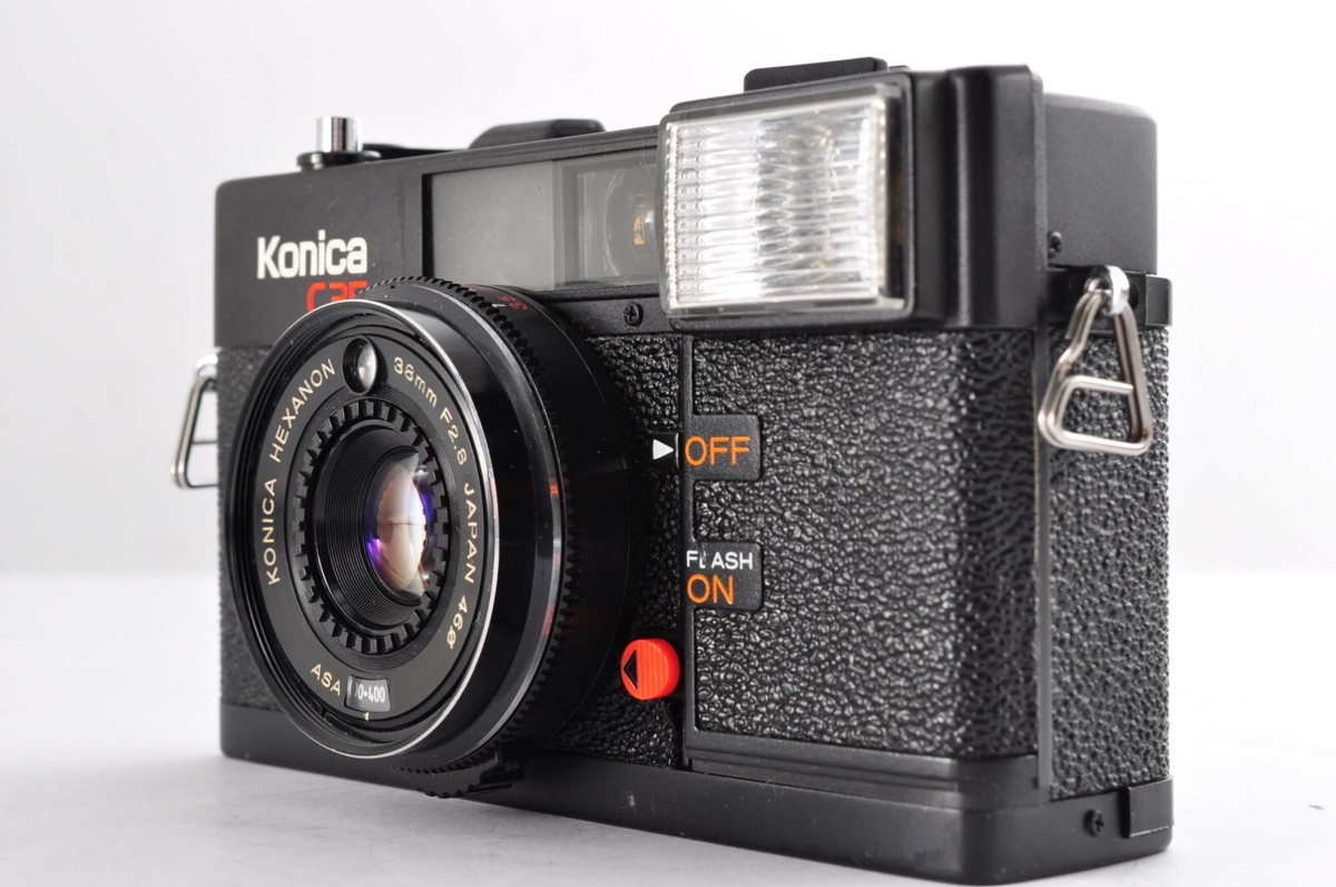 ☆超美品です＾＾☆Konica C35 EF　№80 Konica C35 EF Black Point & Shoot Camera [Near Mint] (1xxx33