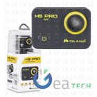 ACTION CAM VIDEOCAMERA 4K ORIGINALE MIDLAND H5 PRO WI-FI + CUSTODIA WATERPROOF