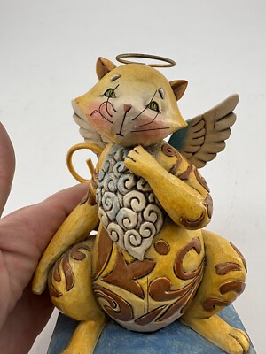 2006 JIM SHORE Heartwood Creek Curiosity Cat Figurine 4006928
