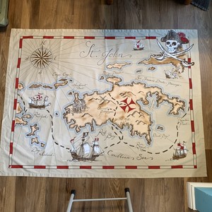 Disney Cruise Pirate Scarf Pottery Barn Pirate Treasure Map