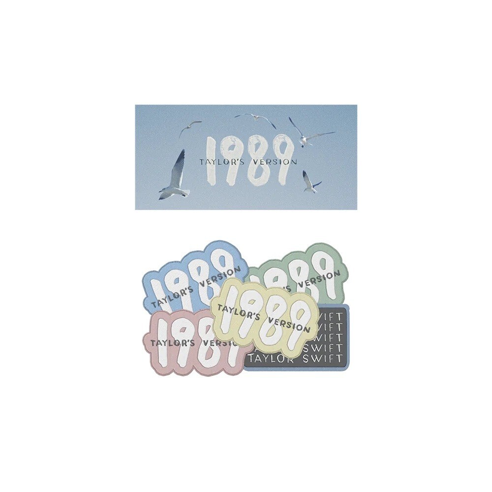 Taylor Swift 1989 (Taylor's Version) Era Patch Set Logo Official