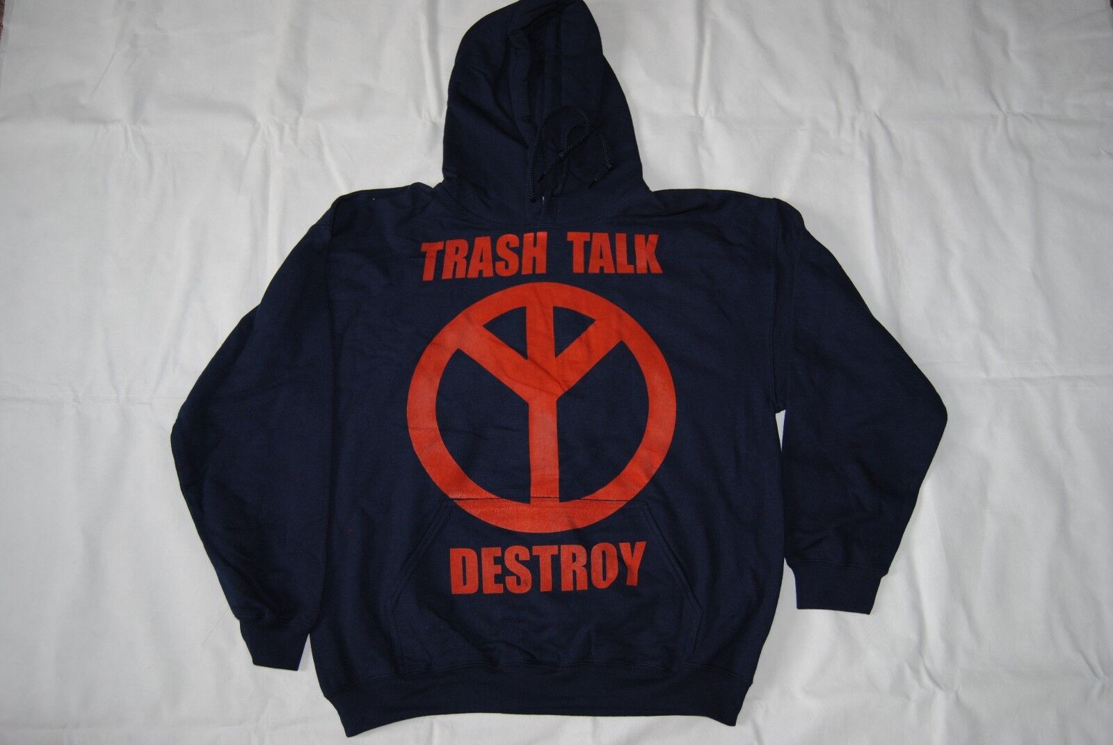 TRASH TALK DESTROY HOODIE HOODED SWEATSHIRT NEW OFFICIAL BAND NO PEACE 119  EYES