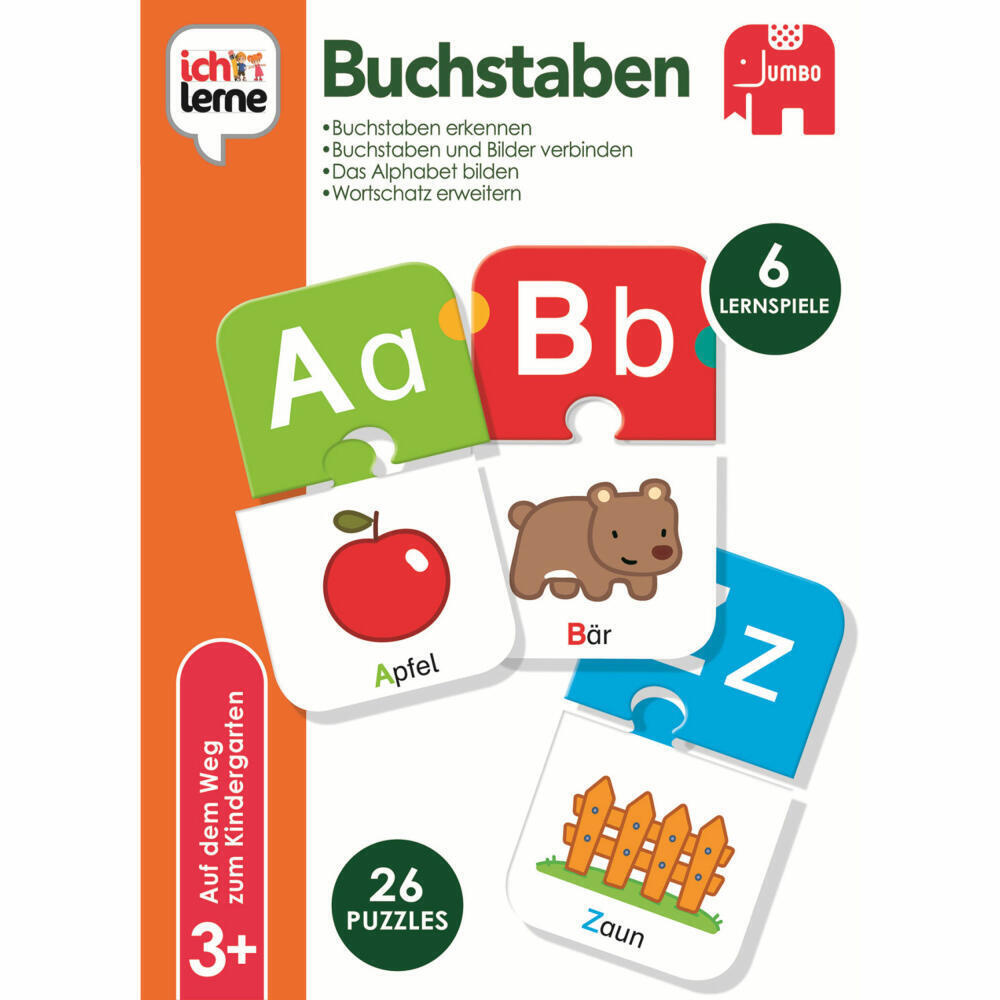 Thumbnail - Jumbo Spiele Ich Lerne Buchstaben Lernspiel Kinderspiel Abc Puzzle