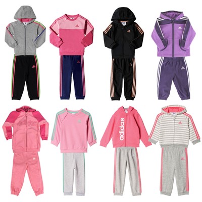 adidas Performance Baby-Jogger Kinder-Jogginganzug Mädchen-Trainingsanzug  Set | eBay