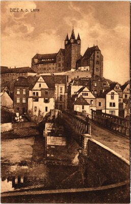 CPA AK DIEZ AN DER LAHN Lahnbrucke mit Schloss GERMANY (1430042)