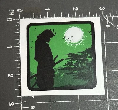 Destination Zero Rising Samurai Green Taktischer Aufkleber Militär Sticker - Bild 1 von 2