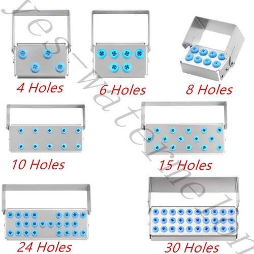 Dental Autoclave Stainless Steel Implant Drills Organizer Holder Sterilization