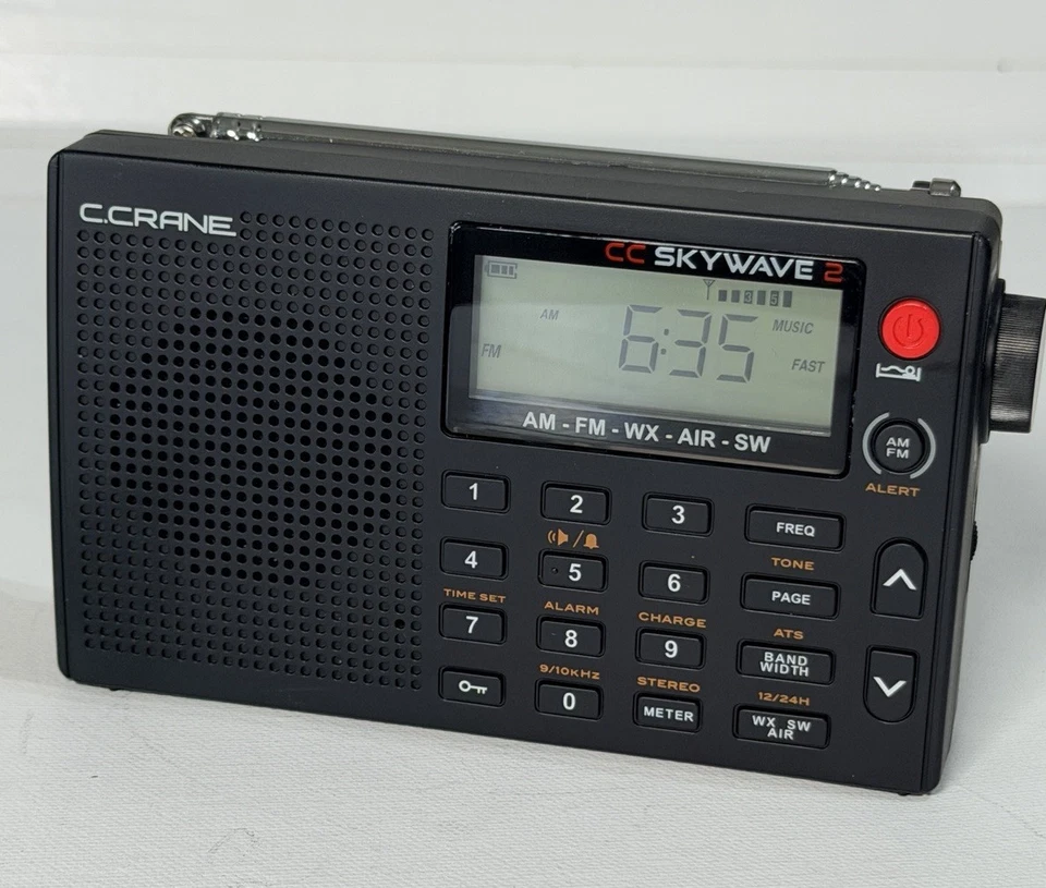 C. Crane CC Skywave 2 AM, FM, Shortwave, NOAA Weather + Alert, VHF Aviation B... - Image 3 of 4