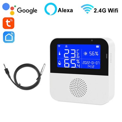 Tuya Temperature Humidity Sensor Smart WIFI Plants Hygrometer Thermometer Detect