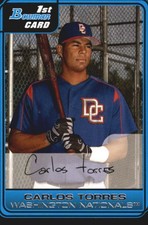 2006 Bowman Prospects #B65 Carlos Torres - BB