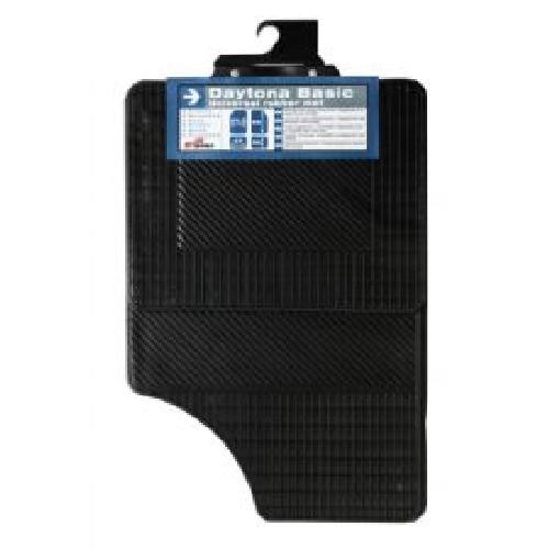 Tapis de sol Daytona Basic en moquette aiguilletée noire avec talonnette