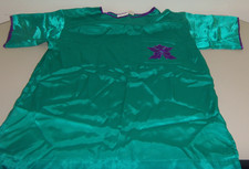 VINTAGE WOMEN'S VICTORIA SECRET GOLD LABEL TEAL SLEEP SHIRT SIZE MEDIUM