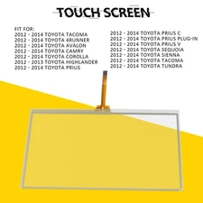 Touch screen Glass Digitizer For TOYOTA Camry 2012 - 2014 Radio 6.1" 8-pin EOA