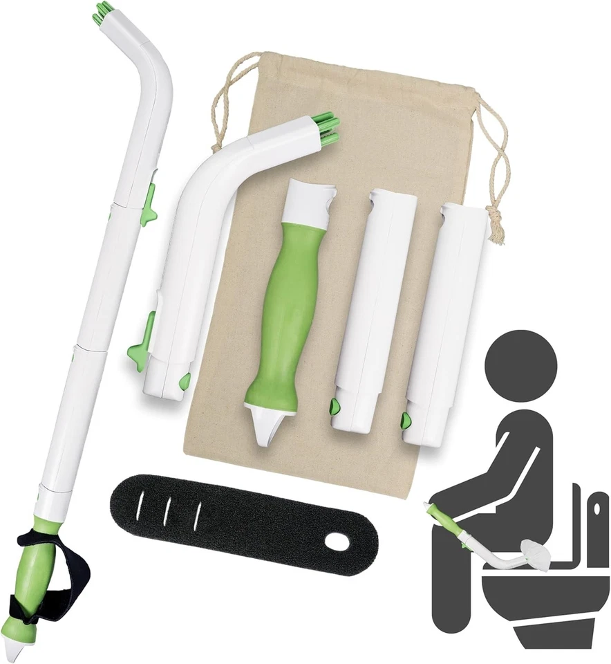 Higiene sin esfuerzo con nuestro inodoro de 25,5" - Apoya la recuperación y la dignidad Foto 3 de 4