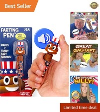 Farting Poop Pen with 7 Funny Fart Sounds - Silly Novelty Gag Gift for Boys ...