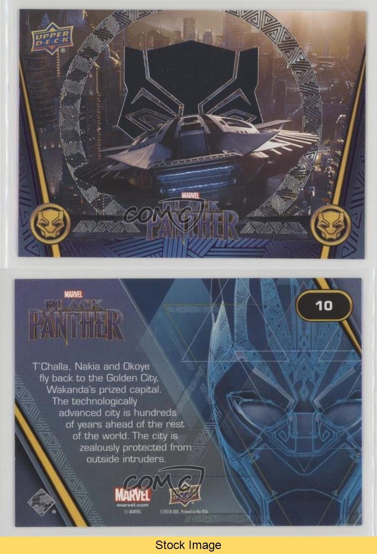 2018 Upper Deck Marvel Black Panther Silver Back to Wakanda #10 READ 1md thumbnail 3