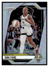 2024 Panini Prizm WNBA Silver Prizms 72 Dana Evans Chicago Sky