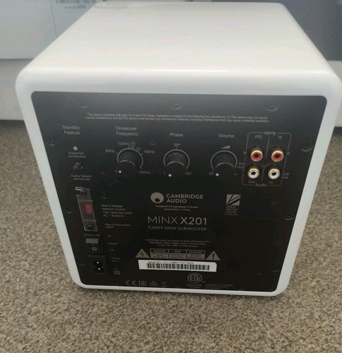 Cambridge Audio Minx X201 Subwoofer (White)