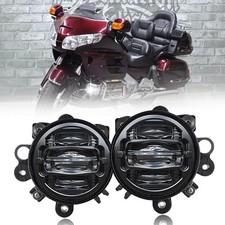 bamotoop LED Fog Lights Honda Goldwing GL1800 2001-2010 2012-2017 Black Lamps