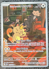 Team Rocket's Meowth - 203/182 Holo - SV10: Destined Rivals (DRI) on eBay