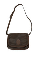 Borsa da sella vintage Yves Saint Laurent (YSL) a tracolla rivestita in tela ...