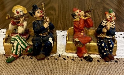 Very Rare  VINTAGE 1983 RON LEE CLOWNs Signed Gold Plated