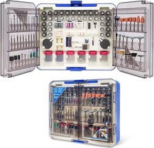 508-Pc Rotary Tool Accessories Set Fits Dremel Bits Sanding Drilling