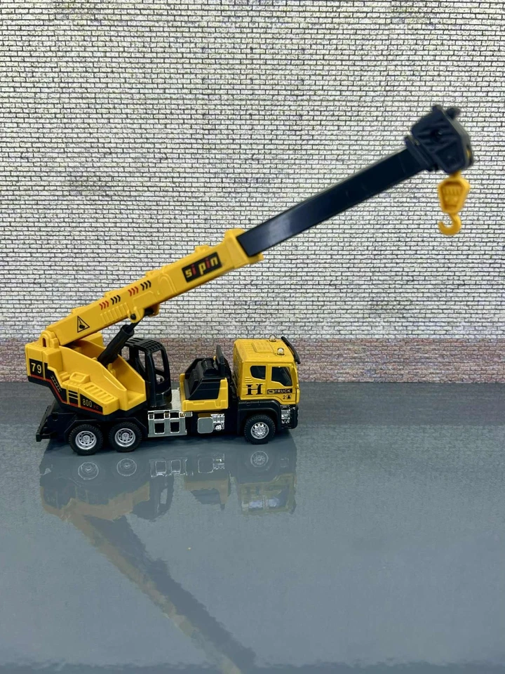 Set of 4 Construction Engineering Vehicle Toy Truck Bundle with Moving Parts - Image 3 of 4