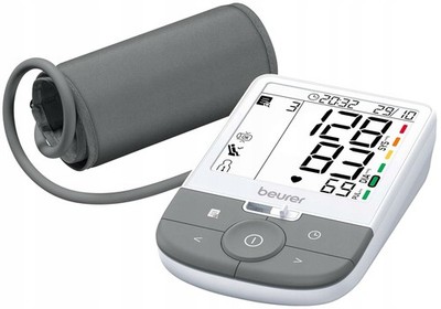 Beurer BM53 Blutdruckmessgerät mit beleuchtetem Display XL 22-42cm