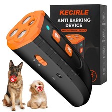 Dog Bark Deterrent Device, Anti Barking Device for Dogs with 3X Ultrasonic, B...