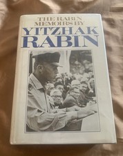 SIGNED Yitzhak Rabin The Rabin Memoirs 1979 Israel PM Nobel Prize HCDJ  1st/1st