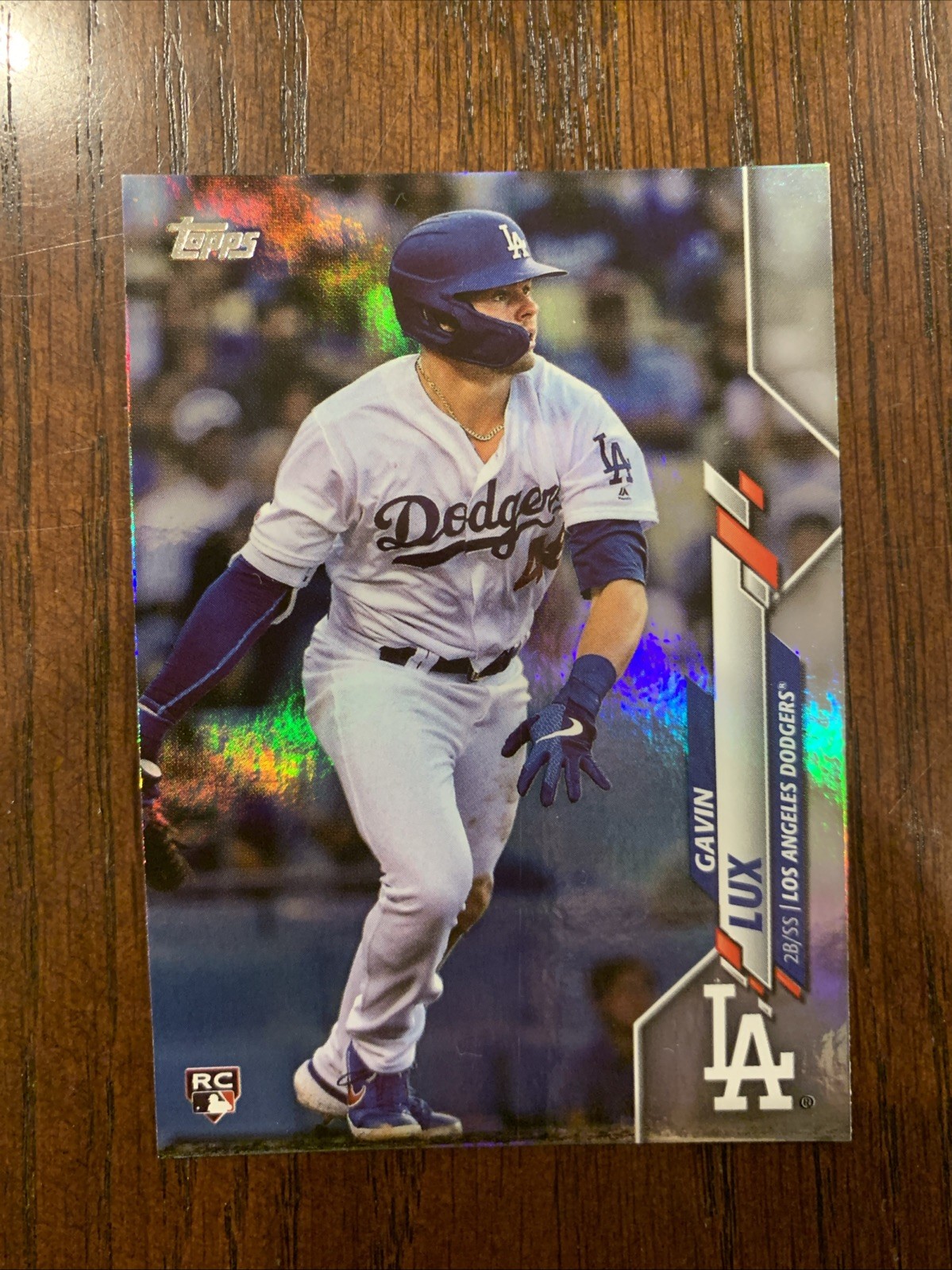 2020 Topps Series One #292 - Gavin Lux - Rainbow Foil Parallel Rookie (RC)