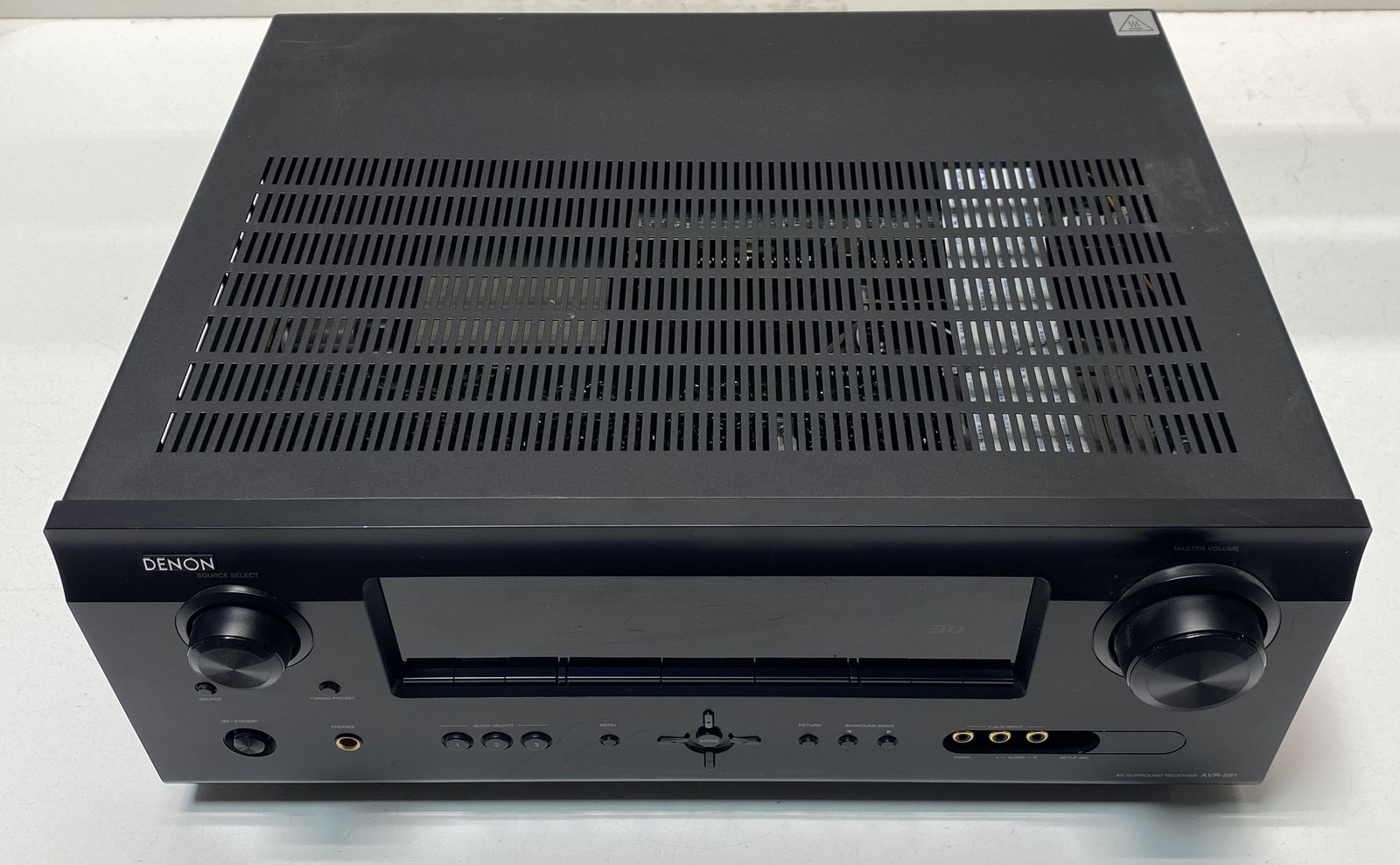 Denon AV Receiver AVR-591 Black HDMI Surround Home Audio