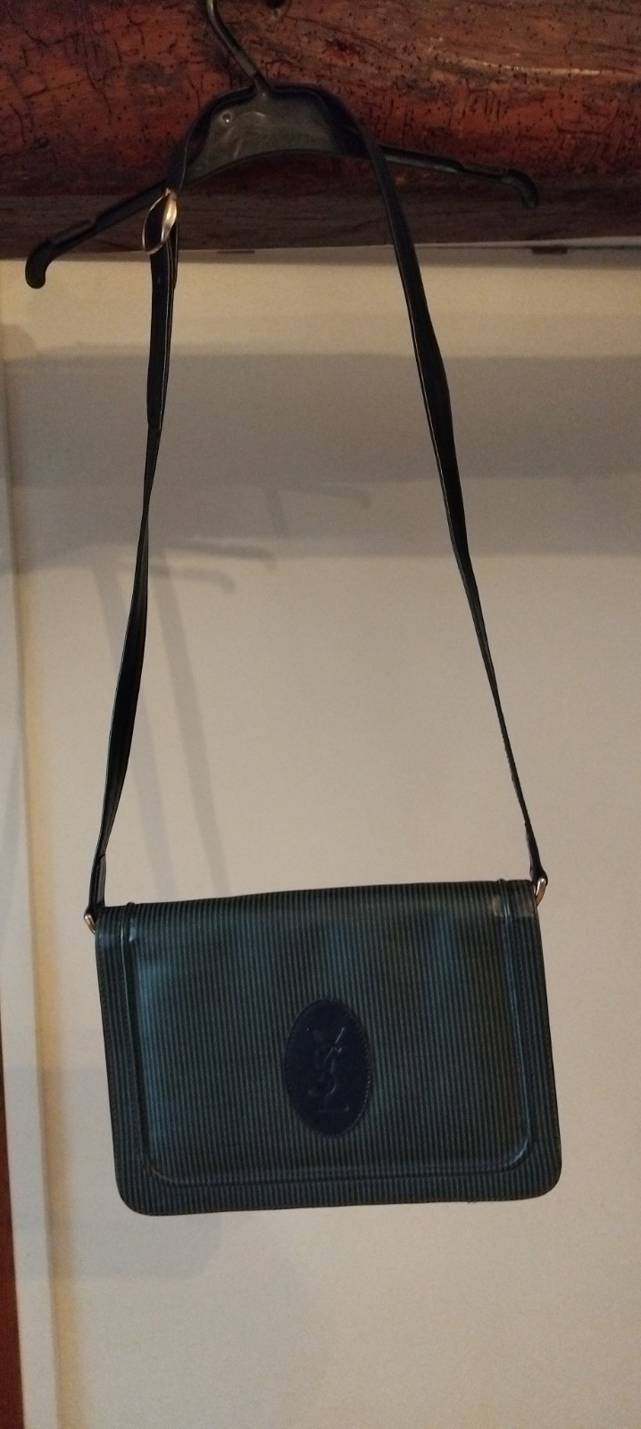 SAC A MAINS VINTAGE YVES SAINT LAURENT BLEU