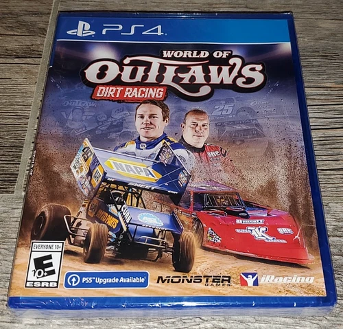 Sony PlayStation PS4: WORLD OF OUTLAWS DIRT RACING Factory Sealed LOWEST NEW!